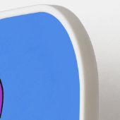 Schudballon cartoon humor illustratie pickleball paddle (Links Detail)