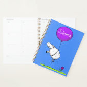 Schudballon cartoon humor illustratie planner (Display)