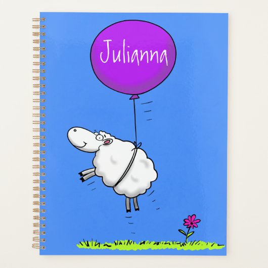Schudballon cartoon humor illustratie planner (Voorkant)