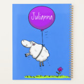 Schudballon cartoon humor illustratie planner (Achterkant)