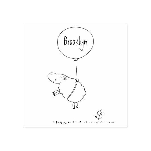 Schudballon cartoon humor illustratie rubberstempel (Afrduk)