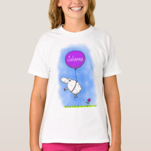 Schudballon cartoon humor illustratie t-shirt