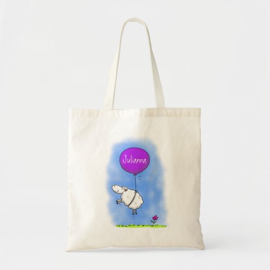 Schudballon cartoon humor illustratie tote bag (Voorkant)