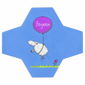 Schudballon cartoon humor illustratie voetbal (Enkel)