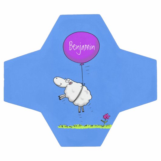 Schudballon cartoon humor illustratie voetbal (Enkel)