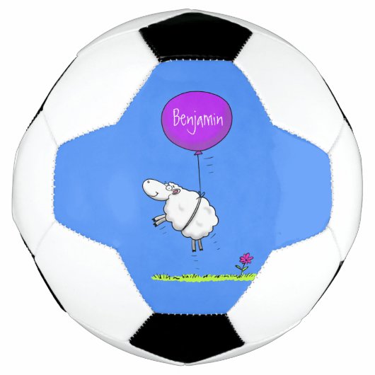 Schudballon cartoon humor illustratie voetbal (Voorkant)