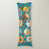 Schudblauw boerderijen konijnenhonden koe kinderen lichaamskussen (Voorkant Verticaal)