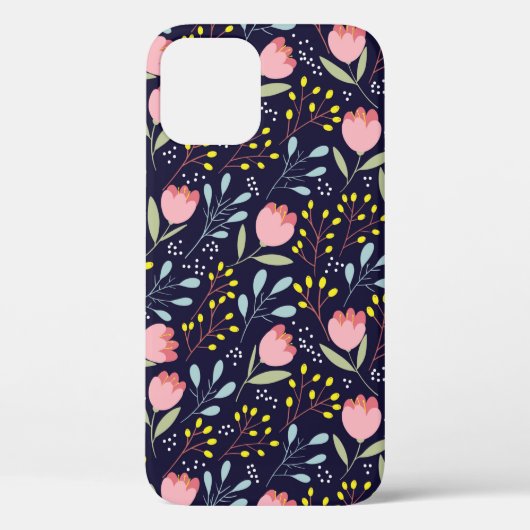 Schudbloemen naadloos patroon Case-Mate iPhone case (Achterkant)