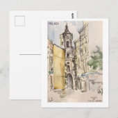 Schudboekpagina's. Málaga Briefkaart (Voorkant / Achterkant)