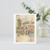 Schudboekpagina's. Málaga m9 Briefkaart (Staand voorkant)