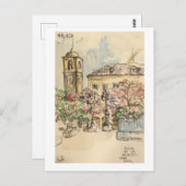 Schudboekpagina's. Málaga m9 Briefkaart (Voorkant / Achterkant)