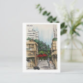 Schudboekpagina's. Málaga. Markers Briefkaart (Staand voorkant)