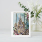 Schudboekpagina's. Málaga. museo tyssen Briefkaart (Staand voorkant)