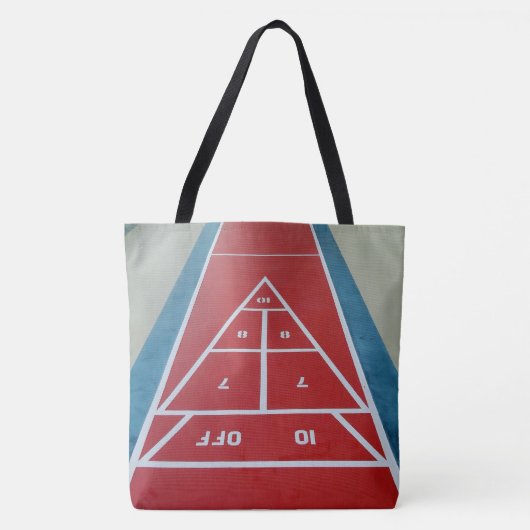 Schudbord op dek tote bag (Voorkant)