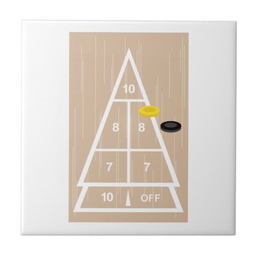 Schudbord Tegeltje (Voorkant)