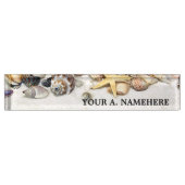 Schudbord voor de zeehondenbank naambordje (Voorkant)