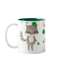 Schudbossen op groene specs