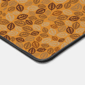 Schudbruin bladeren patroon bureaumat (Hoek)