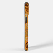 Schudbruin bladeren patroon Case-Mate iPhone case (Achterkant / Rechts)