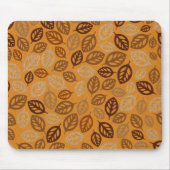 Schudbruin bladeren patroon muismat (Voorkant)
