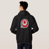 Schudd (zwart) hoodie (Achterkant volledig)