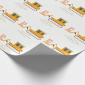 Schudde bouwvork elke dag van de leeftijd cadeaupapier (Hoek)