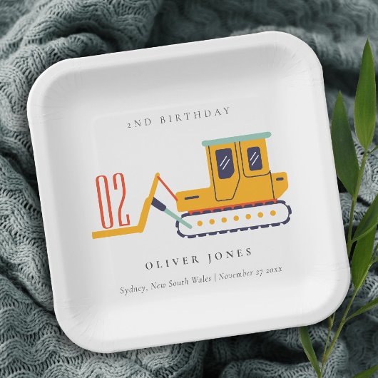 Schudde bouwvork elke dag van de leeftijd papieren bordje