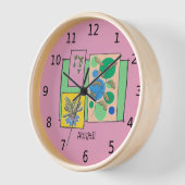 Schuddel van drie planten, jouw naam, roze (Hoek)