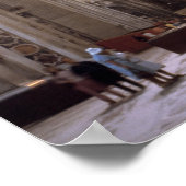 Schuddelen van zonlicht vloeien door de ramen poster (Hoek)