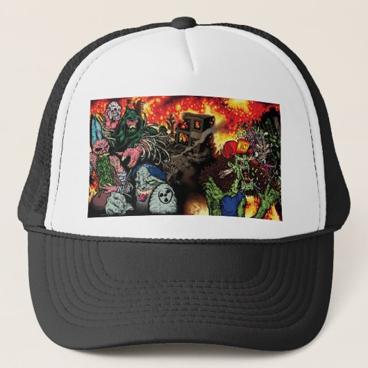 Schudden als een maniak Pet met kunstkunst (Voorkant)