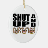 SCHUDDEN EN DIRT VIS (metaaldetector) Keramisch Ornament (Rechts)