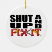 SCHUDDEN EN FIX IT (tools) Keramisch Ornament (Achterkant)