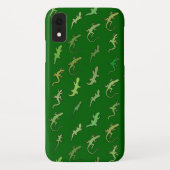 Schudden en geckos op pijngroen Case-Mate iPhone case (Achterkant)