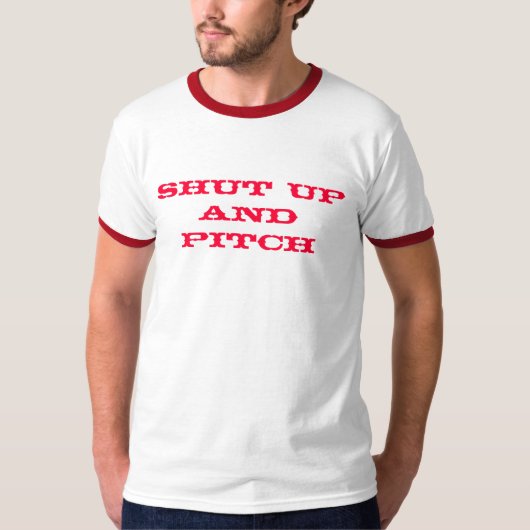 SCHUDDEN EN PITCH T-SHIRT (Voorkant)