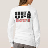 SCHUDDEN EN SCHAATS (Afbeelding) T-shirt (Achterkant)