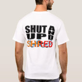 SCHUDDEN EN SCHUDDEN (sneeuwkiën) T-shirt (Achterkant)