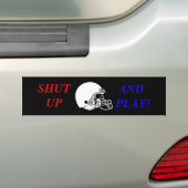 SCHUDDEN EN SPELEN BUMPERSTICKER (Op auto)