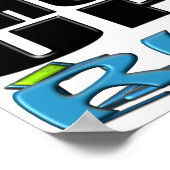 SCHUDDEN EN UITVOEREN (Treadmill) Poster (Hoek)