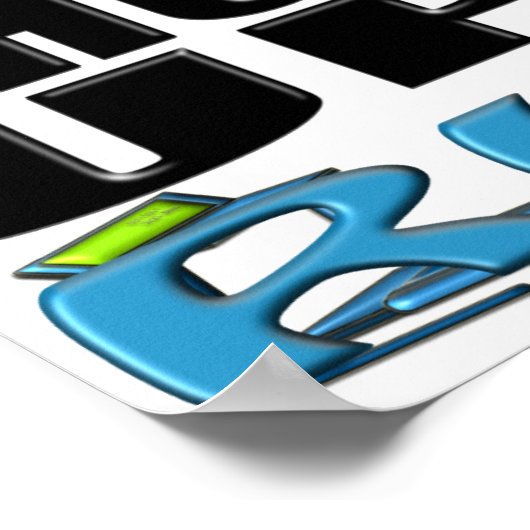 SCHUDDEN EN UITVOEREN (Treadmill) Poster (Hoek)