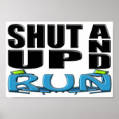 SCHUDDEN EN UITVOEREN (Treadmill) Poster (Voorkant)