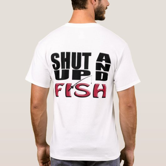 SCHUDDEN EN VISSEN T-SHIRT (Achterkant)