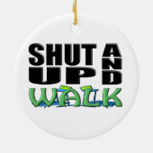 SCHUDDEN EN WALK (Treadmill) Keramisch Ornament (Achterkant)