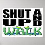 SCHUDDEN EN WALK (Treadmill) Poster (Voorkant)