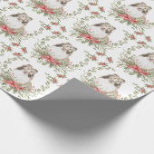 Schudden in een kerstmis cadeaupapier (Hoek)