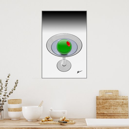 Schudden niet geroerd (dag) poster (Keuken)