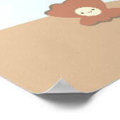 Schudden onder het Zee poster van de kinderwandkun (Hoek)