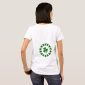 "SCHUDDEN UW SHAMROCKS!" Womens T-Shirt (Achterkant volledig)