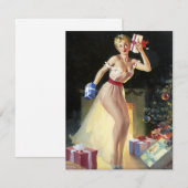 Schudden van de cadeaus pin omhoog kaart (Voorkant / Achterkant)