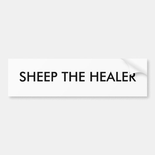 SCHUDDEN VAN DE HEALER BUMPERSTICKER (Voorkant)