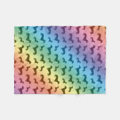 Schudderdessin Fleece Deken (Voorkant (Horizontaal))